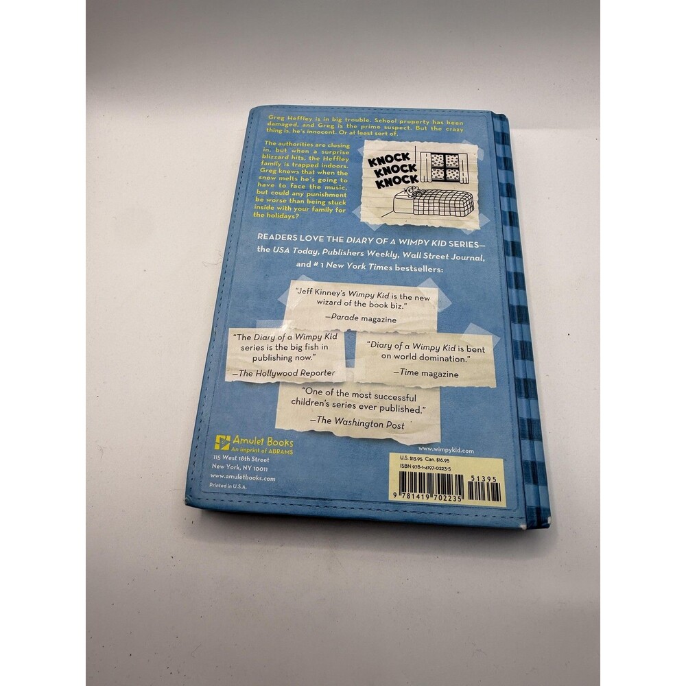 DIARY OF A WIMPY KID CABIN FEVER JEFF KINNEY AMULET BOOKS BLUE HARDCOVER KIDS - Picture 3 of 4